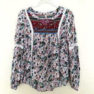 Flowy boho red camel too